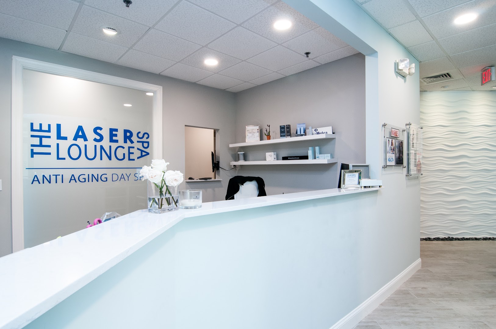 Skincare retail shelves